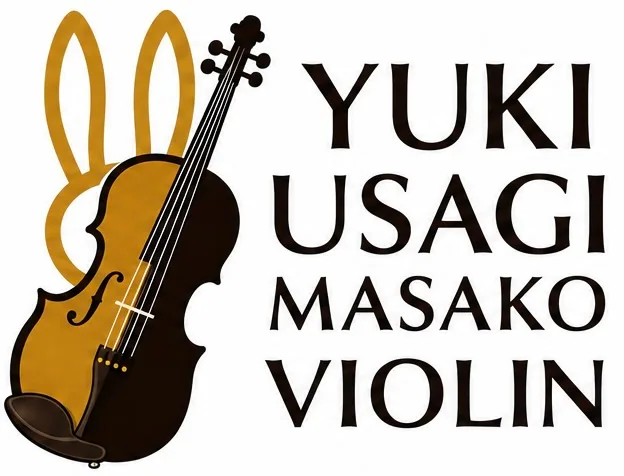 YUKI USAGI MASAKO VIOLIN ロゴ
